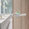 Feeloco Indicator Privacy Lock and Door Lever,Vacant Occupied Bathroom Lock