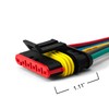 LanHong 6 Pin Way 16 AWG Car Waterproof Electrical Connector