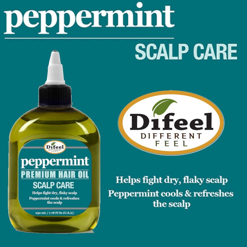 Difeel Peppermint Scalp Care Hair Oil 7.1 Ounces