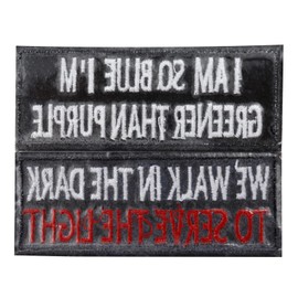 Hsthe Sea 15 Pcs Funny Patches, Tactical Morale Biker Emblem Patch Embroidery Hook and Loop Applique Patches for Clothes Jackets Backpack Hat Vest Uniforms