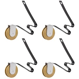 4 Pack Sliding Screen Door Tension Spring Fits for M-Shaped Rollers, 1-1/4" Concaved Steel Ball Bearing Replaces B 512, B 513, and B 746 Both top and Bottom are Replaceable