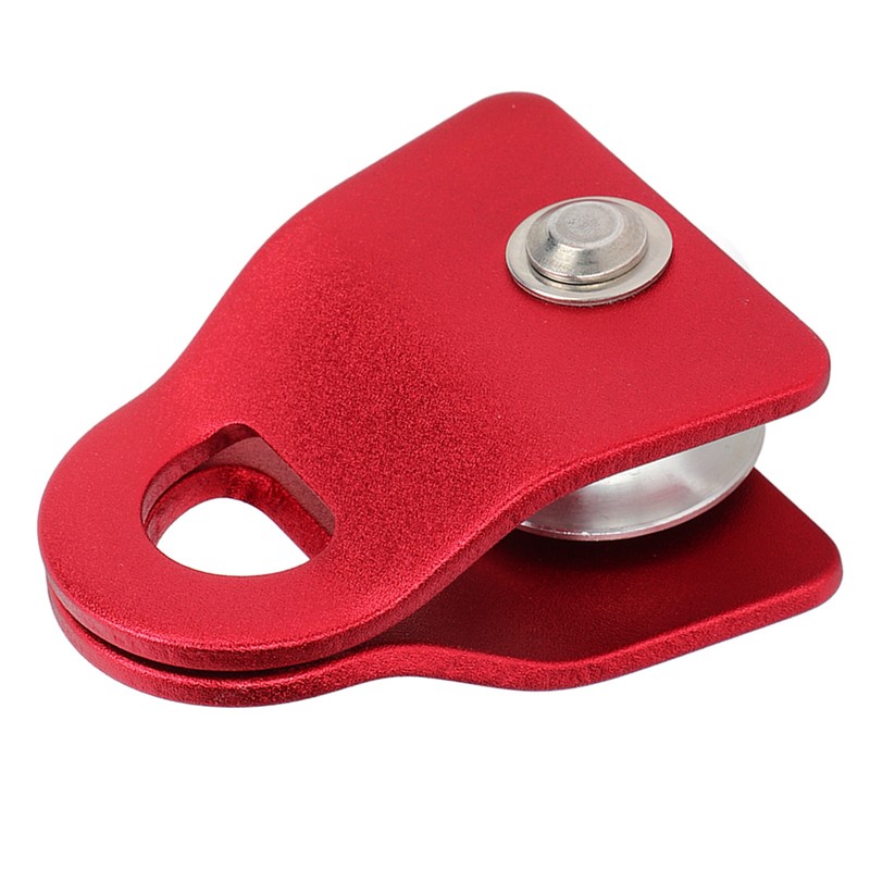 20KN Climbing Pulley Aluminum Mg Alloy Downhill Side Plate Single