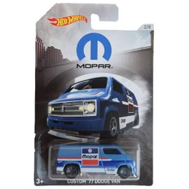 Hot Wheels Mopar, [Blue] Custom '77 Dodge Van 2/8