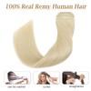 MY-LADY Clip in Hair Extensions Human Hair Thick 150g 20
