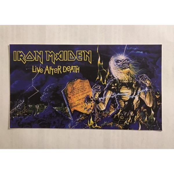Iron Maiden Sticker - Live Adter Death