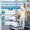 11050210 Dishwasher Sound Insulation Compatible with Bosch Thermador & Gaggenau