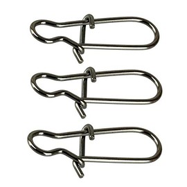 JL Sport Easy Catch 100 Count Pack Duo Lock Snaps Size 0#-8# Black Nice Snap Swivel Slid Rings Stainless Steel USA Fishing Tackle Kit - Test: 26LB-220LB (0#-26LB- 100PCS) (8#-220LB-100PCS)