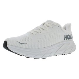 HOKA ONE ONE Arahi 7 Mens Shoes Size 9, Color: Blanc De Blanc/Steel Wool