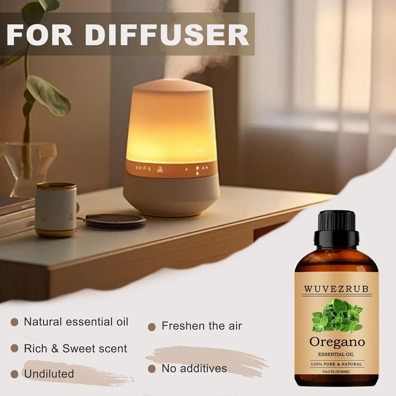 Aceites esenciales de orégano, 60 ml de aceite esencial puro