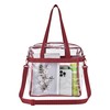 Oraben Clear Stadium Approved 12x6x12 Tote Bag with Removable Strap