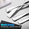 Lemeya 24-Piece Silverware Set with Steak Knives,Forged 18/10 Stainless Steel