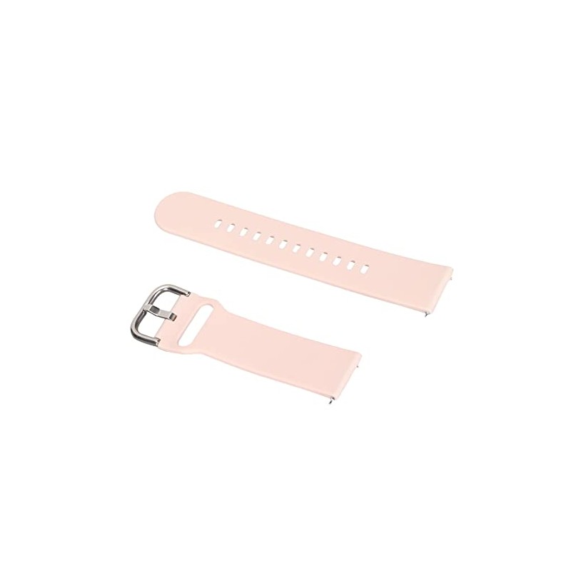 Correa de Reloj Inteligente Cuifati, Silicona Rosa, 20 mm, para