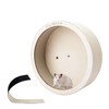 HJLSWXKQ 10inch Wall-Mount Silent Hamster Wheel, Wooden Small Animal Exercise