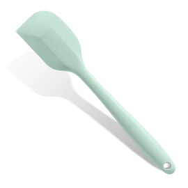 Mint Green Rubber Spatula for Kitchen Use, 10.8In Silicone Spatulas for Cooking Heat Resistant, Flexible Small Kitchen Spatula for Kitchen Nonstick Cookware