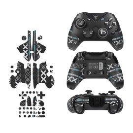 YANMONGI Controller Grips Tape for FLYDIGI Vader 4PRO/Vader 3PRO,Anti-Skid Sweat-Absorbent Controllers Handle Grips - 2 Color