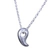 Ryuzu 950 Silver Men’s Three Sacred Treasures Pendant, Yashakui Magatama