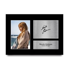 HWC Trading A4 Nicole Kidman Big Little Lies Gifts Printed Signed Autograph Picture for TV Show Fans