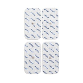 Compatible electrodes SANITAS BEURER Compatible - 4 TENS & EMS Pads electrostimulation Machines - 3.5mm Button - axion Brand Quality