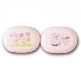 Oval soap box bathroom soap stand soap case Random 4ea