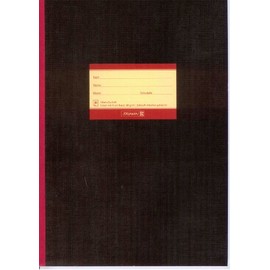 School Exercise Book A4 Lined 9 cm Margin 20 Sheets Brunnen Pack of 6