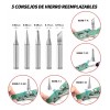 Kit De Soldador Eléctrico C/herramientas, Puntas, Multímetro