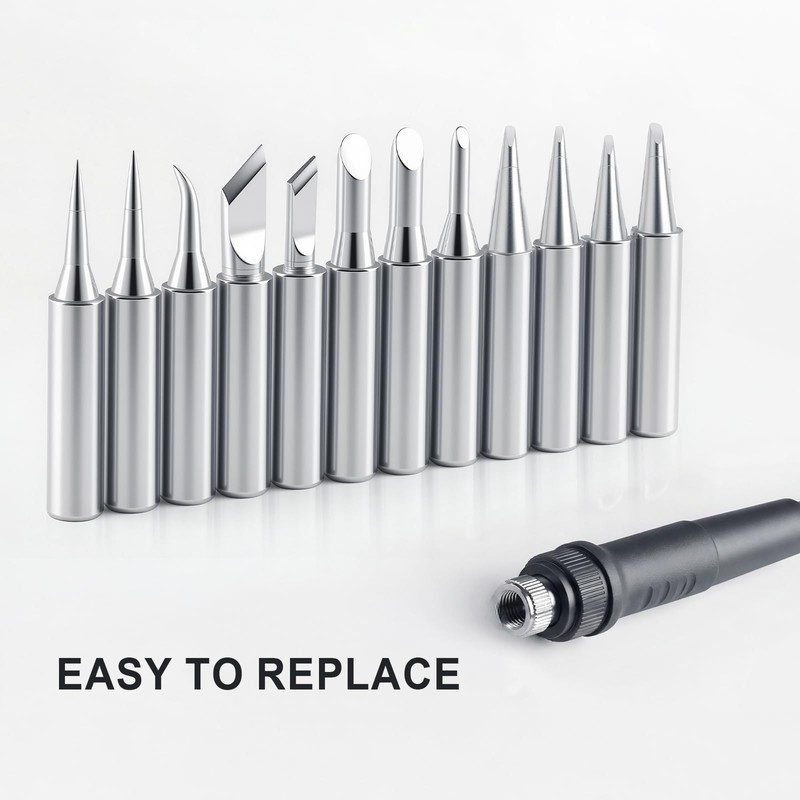 AMFLY 900M Soldering Iron Tips for Welding Equipment 12 Pcs