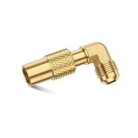VIEAUBE Brass 3/8" Male Flare Propane Elbow Adapter for Blackstone 17Inch and 22 Inch Tabletop Camping Griddles, 12X14 Inch Camping Grill, for Compatible with Blackstone Grill to Propane Tank or RV