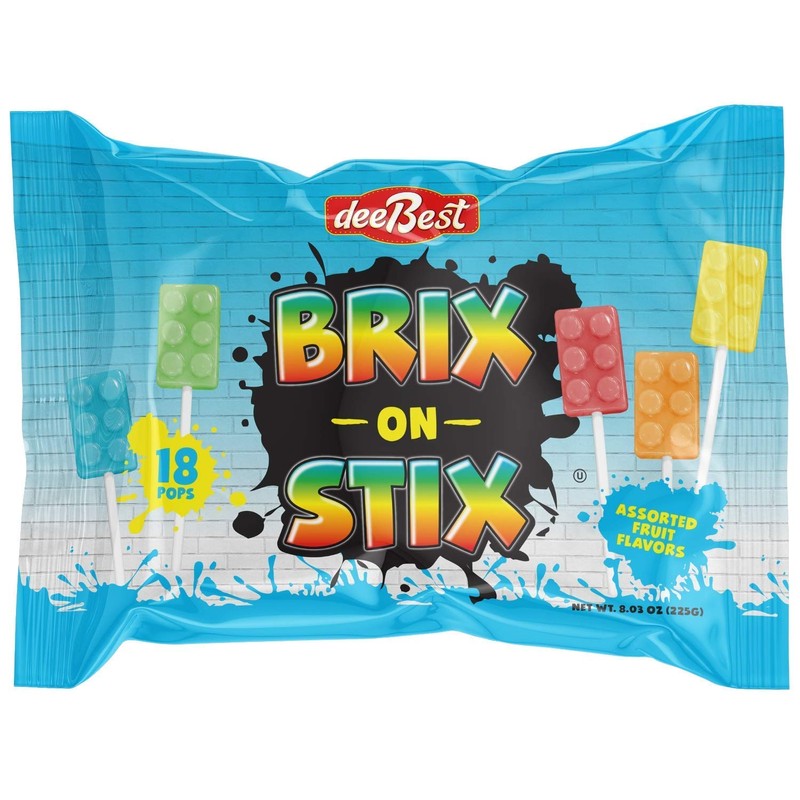 Bricks On Stix | Brick Building Party Lollipop Suckers |