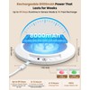 2 Pack Rechargeable Ceiling Light with Remote, 8000mAh Battery Operated
