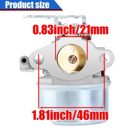YOFMOO Carburetor Compatible with Tecumseh 632107 632536 640084 640105 640299 632107A 640084A 640084B 640299A 640299B 4HP 5HP HSK50 HS50 HSSK40 HSSK50 HSSK55 LH195SA LH195SP OHSK110 38035 Snowblower