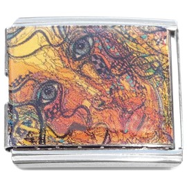 MEGA Painting Face Italian Charm (18mm Double Size Charm)