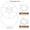 PATIKIL 5.5 Inch Lamp Shade Ring, 4 Set Lamp Shade