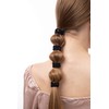 Nekava Hair Bobbles Black - Original Hair Bands 6 Braided