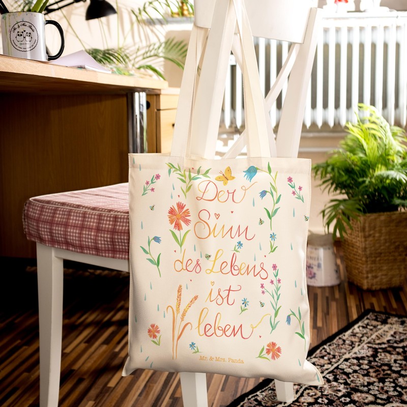 Mr. & Mrs. Panda Sinn des Lebens Shopping Bag, Not