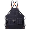 DREYOLIFE Kitchen Cooking Aprons, Adjustable Soft Chef Apron with 5