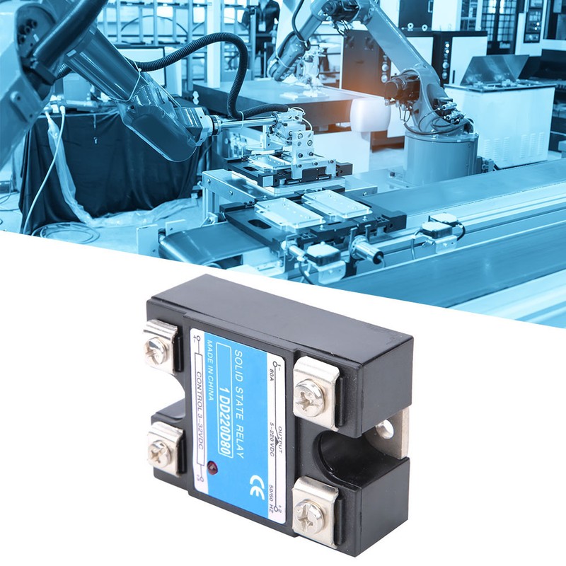 Solid State Relay DC DC SSR Input 3-32VDC Load 5-220VDC