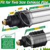 Qualirey 2 Pack Pest Control Exhaust Pipe Attachment Transport Exhaust