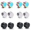 6 Pairs of 6 mm Magnetic Earrings, Magnetic Earrings, Men,