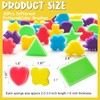 30Pcs Sponge Painting Shapes, Painting Craft Sponge with Different Shape,