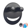 Stainless Steel Smiley Face Sponge Holder with Adhesive Hook -