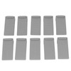 10pcs Door Stoppers Overlapping Grey Elastic Thick Noise Elimination TPR