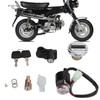 Ignition Switch Gas Cover Kit Helmet Lock 2‑Key Replacement for
