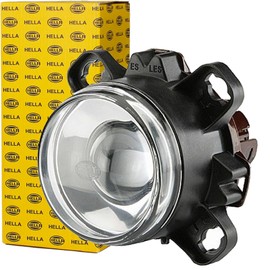 HELLA 1BL 247 042-001 DE/FF/Halogen-Headlight - 90mm Performance - 12V - Round - Fitting - Hardened diffusing lens/Clear diffusing lens - left/right