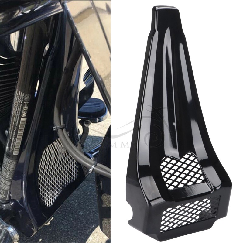 Unbranded Gloss Black Chin Spoiler Scoop For Harley Electra Street