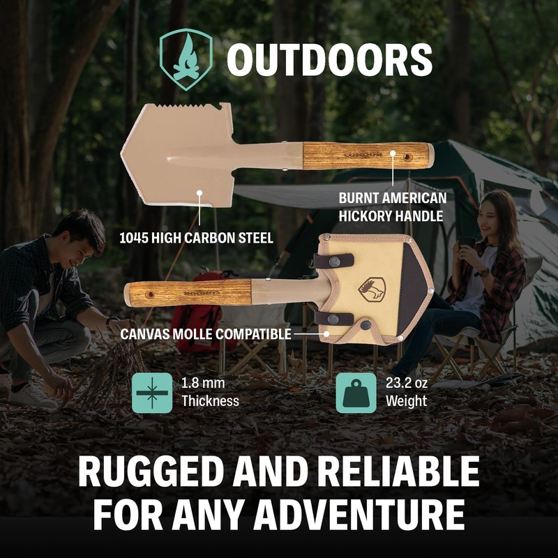 Condor Tool & Knife Condor Camping Shovel | 1045 High
