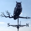 Stainless Steel Weather Vane Durable Retro Farm Scene Garden Stake