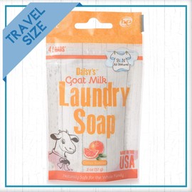 B&N All Natural Daisy's Goat Milk Powdered Soap Laundry Detergent, Scent, 3 Load Trial Size Citrus Sunrise Citrus Sunrise 2 Ounce Fresh