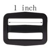 Shapenty Plastic Tri-glide Slides Button Fasteners Adjustable Webbing Triglides Slider