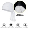 MELASA Cooling Durag Bandana Cap Hat Absorbs Sweat Headscarf Underhelmet