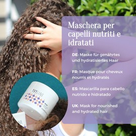 YVYLINE Professional mask for curly hair ? Anti-frizz mask for curly hair ? Conditioning step according to the Curly Girl method ? Moisturising mask ? Anti-frizz treatment ? 500 ml